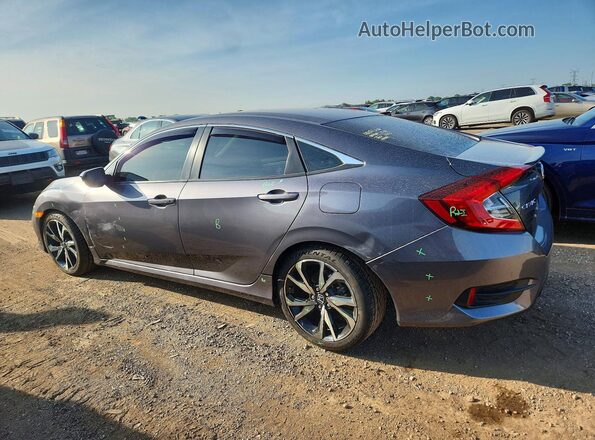 2HGFC2F83MH558194 2021 HONDA CIVIC Gray Tył lewy