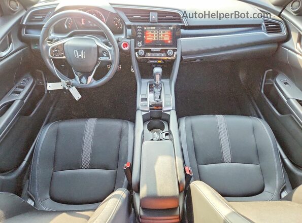 2HGFC2F83MH558194 2021 HONDA CIVIC Gray Widok deski rozdzielczej