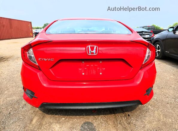 2HGFC2F84HH010520 2017 HONDA CIVIC Red Հետևի տեսք