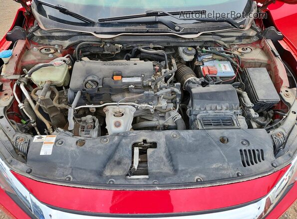 2HGFC2F84HH010520 2017 HONDA CIVIC Red Սալոնի հետևի տեսք