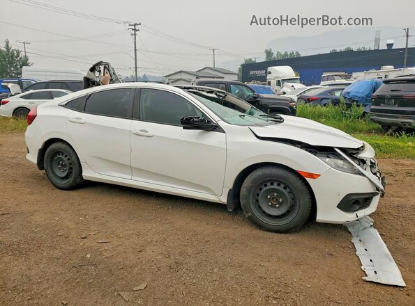 2HGFC2F84JH000995 2018 HONDA CIVIC White Передня права чверть