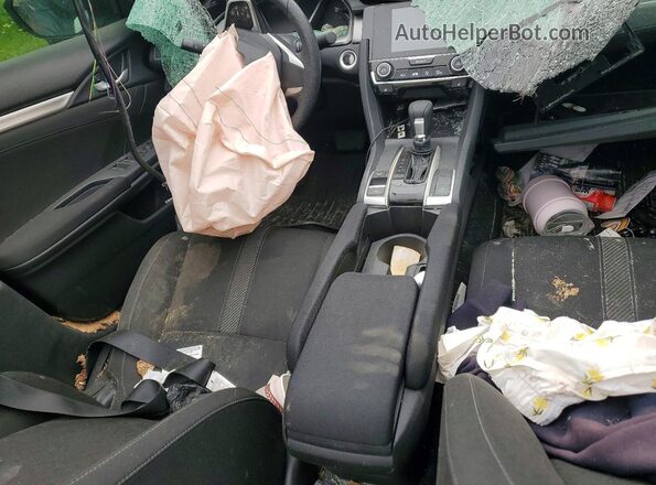 2HGFC2F84JH000995 2018 HONDA CIVIC White Вид панелі приладів