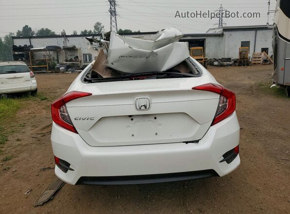 2HGFC2F84JH000995 2018 HONDA CIVIC White Вид ззаду