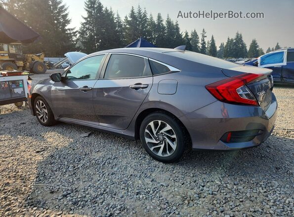 2HGFC2F84JH605342 2018 HONDA CIVIC Gray Задня ліва чверть