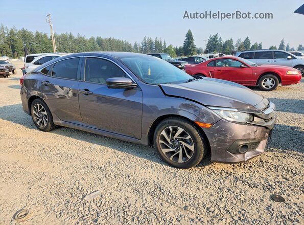 2HGFC2F84JH605342 2018 HONDA CIVIC Gray Передня права чверть