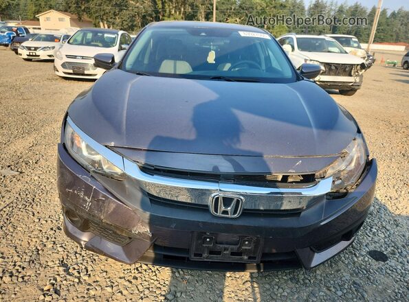 2HGFC2F84JH605342 2018 HONDA CIVIC Gray Вид спереду