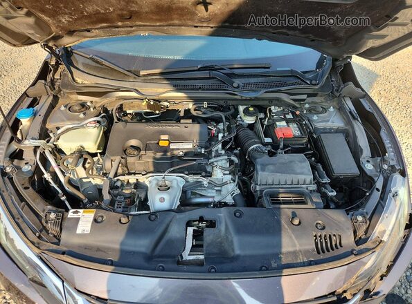 2HGFC2F84JH605342 2018 HONDA CIVIC Gray Вид задньої частини салону