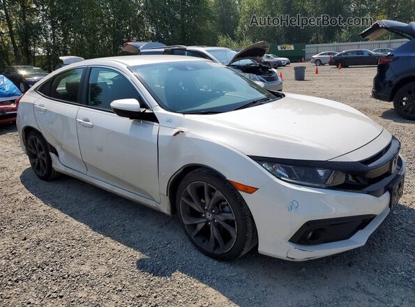 2HGFC2F84KH504948 2019 HONDA CIVIC White Przód prawy