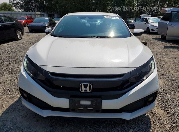 2HGFC2F84KH504948 2019 HONDA CIVIC White Widok z przodu