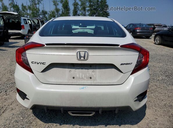 2HGFC2F84KH504948 2019 HONDA CIVIC White Widok z tyłu