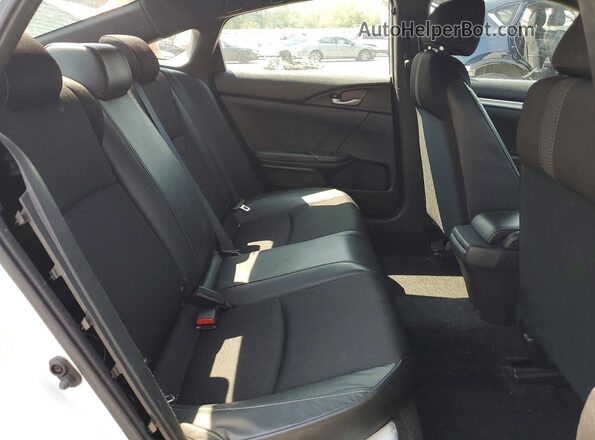 2HGFC2F84KH504948 2019 HONDA CIVIC White Widok tylnych siedzeń