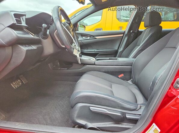 2HGFC2F84KH516596 2019 HONDA CIVIC Red Front interior view