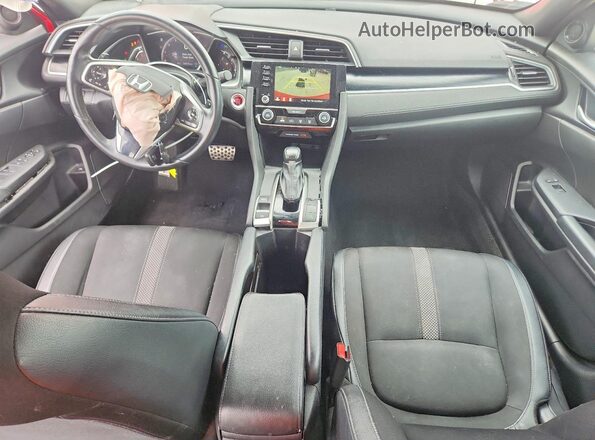 2HGFC2F84KH524617 2019 HONDA CIVIC Красный Вид панели приборов