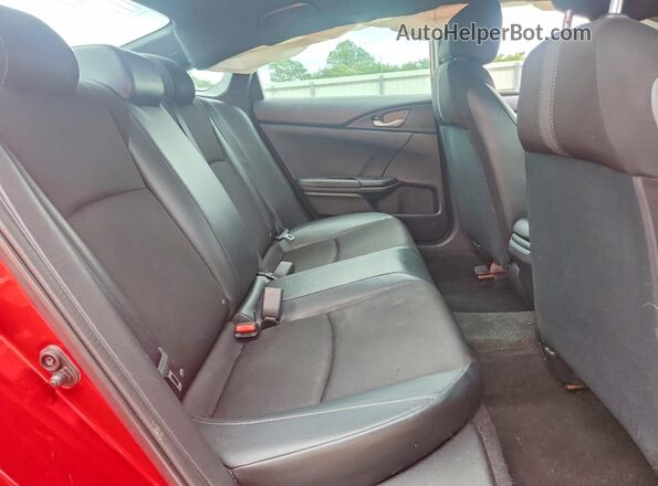 2HGFC2F84KH524617 2019 HONDA CIVIC Красный Вид задних сидений