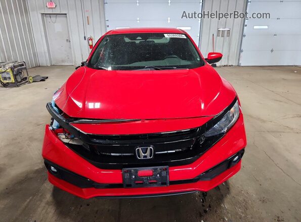 2HGFC2F84KH535116 2019 HONDA CIVIC Red წინა ხედი