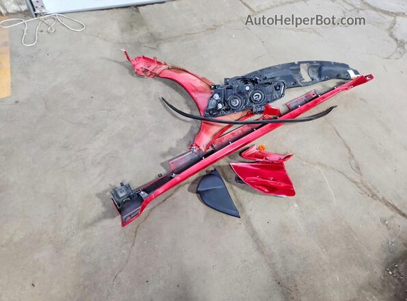 2HGFC2F84KH535116 2019 HONDA CIVIC Red ძრავის განყოფილების ხედი