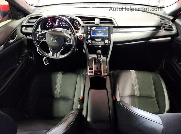 2HGFC2F84KH535116 2019 HONDA CIVIC Red წინა პანელის ხედი
