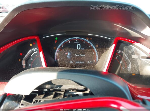 2HGFC2F84KH547184 2019 HONDA CIVIC Gray Вид задніх сидінь