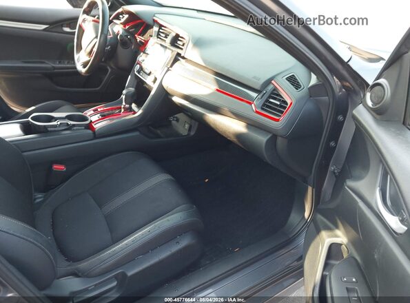 2HGFC2F84KH547184 2019 HONDA CIVIC Gray Вид салону спереду