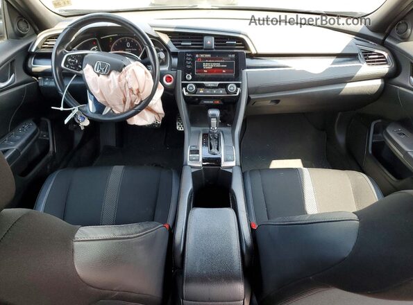 2HGFC2F84KH595154 2019 HONDA CIVIC Черный Вид панели приборов