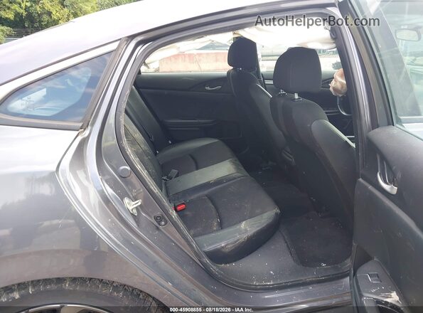 2HGFC2F84KH601714 2019 HONDA CIVIC Gray VIN კოდის სტიკერის ხედი