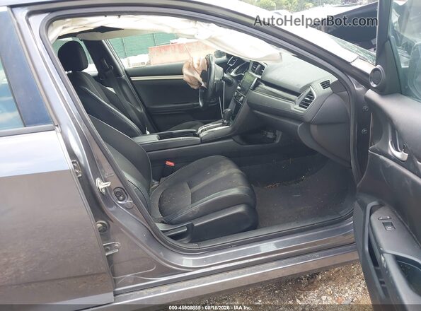 2HGFC2F84KH601714 2019 HONDA CIVIC Gray წინა სალონის ხედი