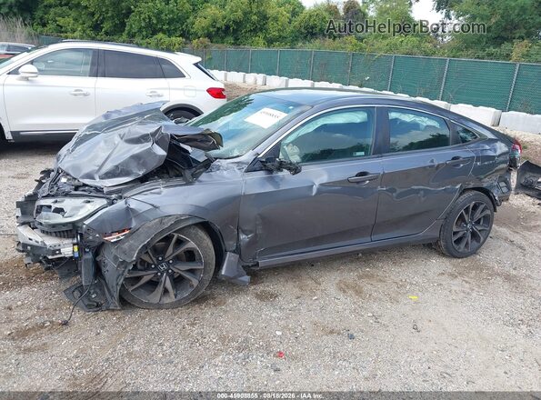 2HGFC2F84KH601714 2019 HONDA CIVIC Gray 