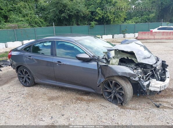 2HGFC2F84KH601714 2019 HONDA CIVIC Gray 