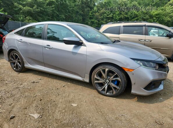 2HGFC2F84LH516700 2020 HONDA CIVIC Silver Front right