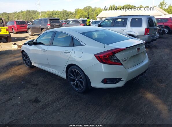 2HGFC2F84LH533965 2020 HONDA CIVIC Белый Задняя левая четверть