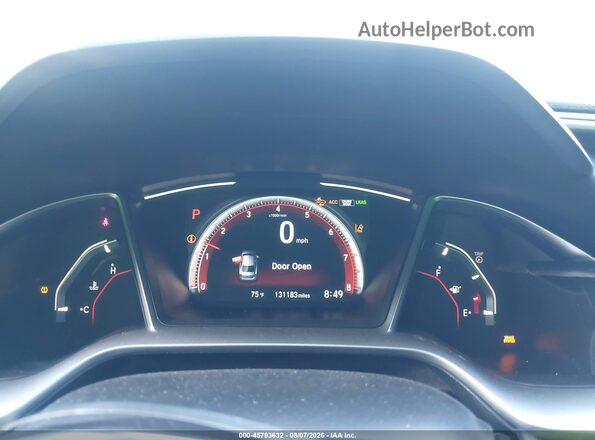 2HGFC2F84LH533965 2020 HONDA CIVIC Белый Вид задних сидений