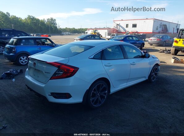 2HGFC2F84LH533965 2020 HONDA CIVIC Белый Задняя правая четверть