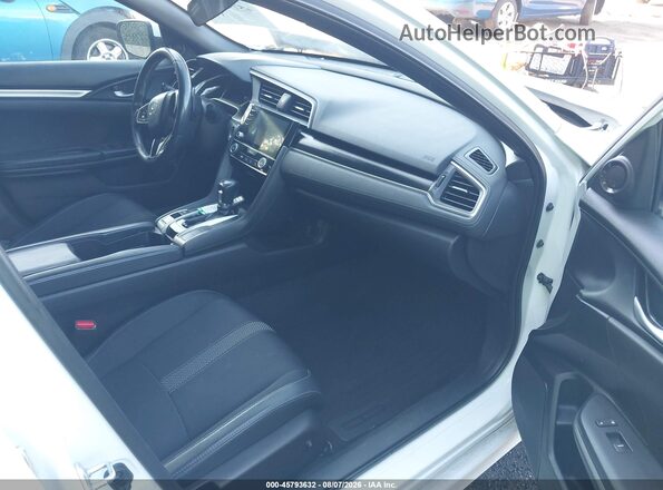 2HGFC2F84LH533965 2020 HONDA CIVIC Белый Вид салона спереди
