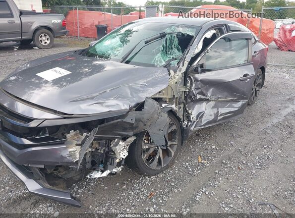 2HGFC2F84LH541547 2020 HONDA CIVIC Gray Front view