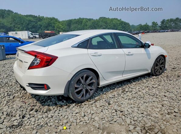 2HGFC2F84LH563872 2020 HONDA CIVIC White Rear right
