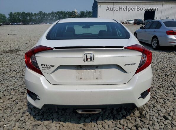 2HGFC2F84LH563872 2020 HONDA CIVIC White Rear view