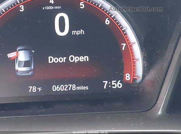 2HGFC2F84LH581871 2020 HONDA CIVIC Gray 