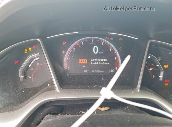 2HGFC2F84MH542344 2021 HONDA CIVIC White Սարքավորումների վահանակի տեսք