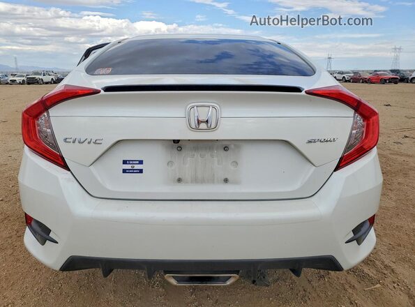 2HGFC2F84MH542344 2021 HONDA CIVIC White Հետևի տեսք