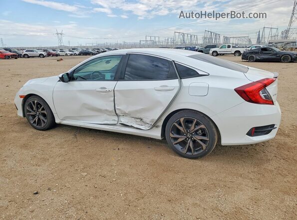 2HGFC2F84MH542344 2021 HONDA CIVIC White Հետևի ձախ
