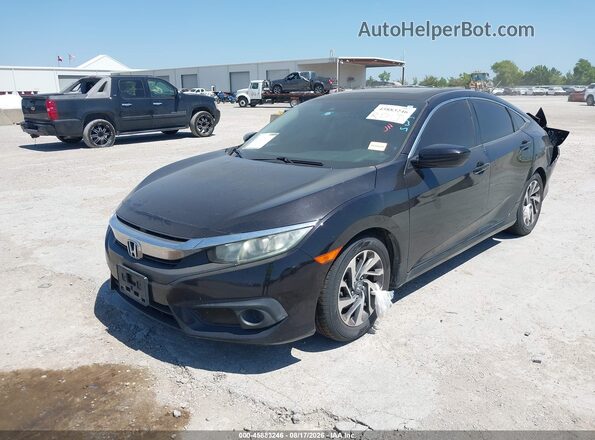 2HGFC2F85GH515898 2016 HONDA CIVIC Black Przód lewy