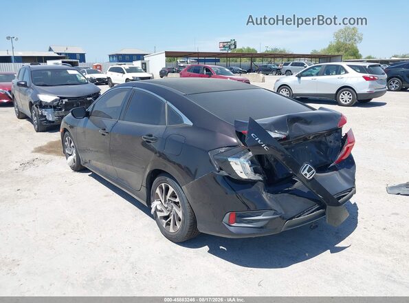 2HGFC2F85GH515898 2016 HONDA CIVIC Black Tył lewy