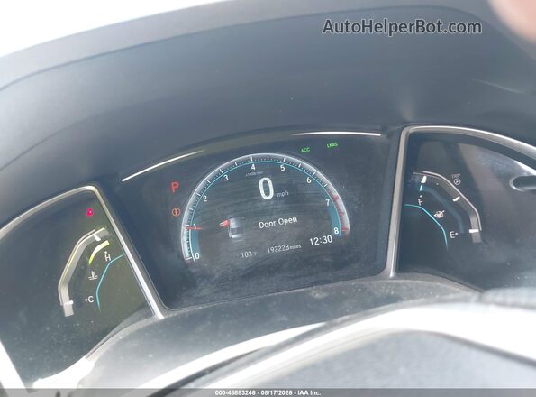 2HGFC2F85GH515898 2016 HONDA CIVIC Black Widok tylnych siedzeń