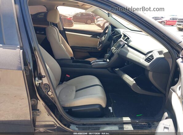 2HGFC2F85GH515898 2016 HONDA CIVIC Black Widok wnętrza z przodu