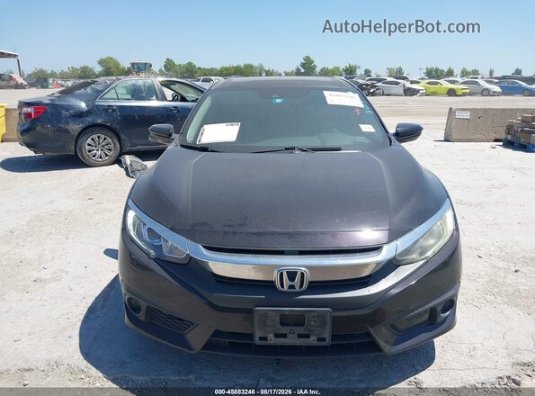 2HGFC2F85GH515898 2016 HONDA CIVIC Black Widok zestawu wskaźników
