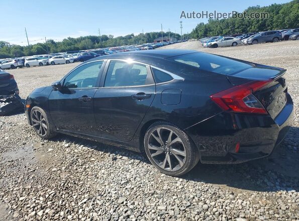 2HGFC2F85KH514663 2019 HONDA CIVIC Black უკანა მარცხენა
