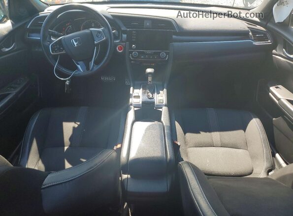 2HGFC2F85KH514663 2019 HONDA CIVIC Black წინა პანელის ხედი
