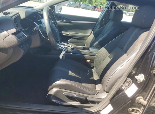 2HGFC2F85KH514663 2019 HONDA CIVIC Black წინა სალონის ხედი