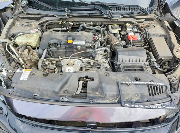 2HGFC2F85KH588990 2019 HONDA CIVIC Gray Вид задньої частини салону