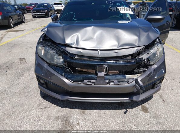 2HGFC2F85LH514180 2020 HONDA CIVIC Gray Вид спереду